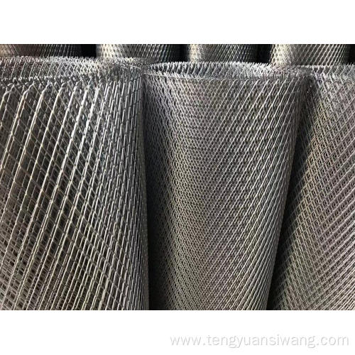 aluminum sheet mesh diamond-shaped stretch steel sheet mesh